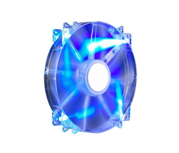 COOLER MASTER WENTYLATOR DO ZASILACZA/OBUDOWY MEGA FLOW BLUE LED 200MM - 438306 - zdjęcie